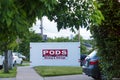 PODS Moving and Storage Container. Portable On Demand Storage, is a moving and storage company.