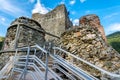 Poenari fortress, Romania Royalty Free Stock Photo