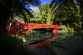 Poet\'s bridge in New Plymouth