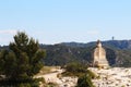 Poet's Statue near ChÃÂ¢teau des Baux, France Royalty Free Stock Photo