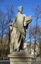 Poet statue in the park