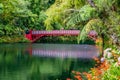 The Poet's Bridge in the Pukekura park in New Plymouth in New Zealand
