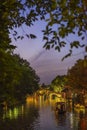 Poetic night under the Dingsheng Bridge