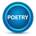 Poetry Eyeball Blue Round Button Royalty Free Stock Photo