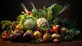 The poetry of vegetables, written in the language of textures and hues