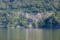 Pognana Lario village on Como lake, Italy Royalty Free Stock Photo