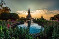 Pogoda in Doi inthanon mountain with morning sunrise in Chaingmai, Thailand