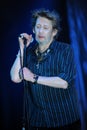 The Pogues, Shane MacGowan, during the concert