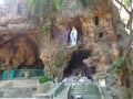 Kediri, East Java, Indonesia - November 27th, 2019 : the unique famous church poh sarang in puh sarang. the faomous church