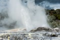 Pohutu and Prince of Wales geysers Royalty Free Stock Photo