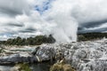 Pohutu and Prince of Wales geysers Royalty Free Stock Photo