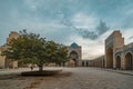 Poi Kalon Mosque and Minaret in Bukhara, Uzbekistan Royalty Free Stock Photo