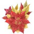 Poinsettia Christmas Bouquet