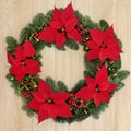 Poinsettia Wreath