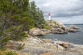 Point Atkinson Lighthouse, West Vancouver, BC, Canada Royalty Free Stock Photo