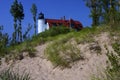 Point Betsie Light  810044 Royalty Free Stock Photo