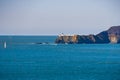 Point Bonita Lighthouse and Marin Headlands, San Francisco, California Royalty Free Stock Photo
