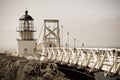 Point bonita lighthouse san francisco - antique Royalty Free Stock Photo