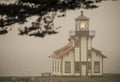 Point Cabrillo Light House Mendocino, California Royalty Free Stock Photo