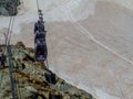 Point Helbronner-Chamonix Cable Car Royalty Free Stock Photo