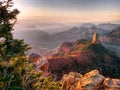 Point Imperial Sunrise Grand Canyon Royalty Free Stock Photo