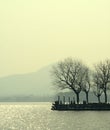 Point of land on lake