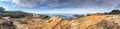 Point Lobos State Natural Reserve, California. Panoramic view of Royalty Free Stock Photo