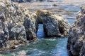 Point Lobos State Natural Reserve, with rock, water caves