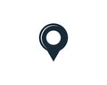Point Map, Pin Locate Icon Design Template Elements