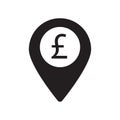 Point of payment icon. pound sign design vector illustration.