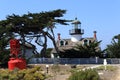 Point Pinos Lighthouse Buoy Royalty Free Stock Photo