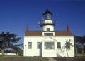Point Pinos Lighthouse in Pacific Grove, Monterey Bay Area, CA Royalty Free Stock Photo