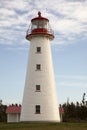 Point Prim Lighthouse and lightkeeper house, PEI Royalty Free Stock Photo