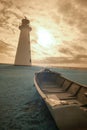 Point Prim Lighthouse, PEI, Canada in infrared