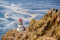 Point Reyes Lighthouse at Pacific coast, built in 1870 Royalty Free Stock Photo