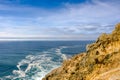Point Reyes Lighthouse at Pacific coast, built in 1870 Royalty Free Stock Photo