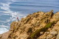 Point Reyes Lighthouse at Pacific coast, built in 1870 Royalty Free Stock Photo