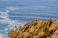 Point Reyes Lighthouse at Pacific coast, built in 1870 Royalty Free Stock Photo
