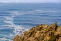 Point Reyes Lighthouse at Pacific coast, built in 1870 Royalty Free Stock Photo
