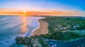 Point Ritchie lookout at sunset.