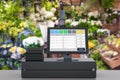 Point of sale system for store management Royalty Free Stock Photo