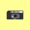 A point-and-shoot camera, also known as a compact camera