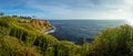 Point Vicente Super Bloom Panorama Royalty Free Stock Photo