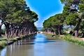 Canal du Midi, France Royalty Free Stock Photo