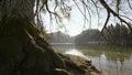 Point of view pov walk on boardwalk throughout Unesco word heritage plitvice lakes national park