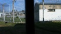 Looking through a jailhouse`s window