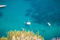 The view from observation deck Belvedere Punta Cannone in Capri, Italy Royalty Free Stock Photo