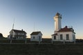 Point Wilson Lighthouse Royalty Free Stock Photo