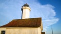 Point Wilson Lighthouse Puget Sound Fort Worden Royalty Free Stock Photo