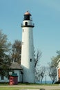 Pointe aux Barques Lighthouse, built in 1848 Royalty Free Stock Photo